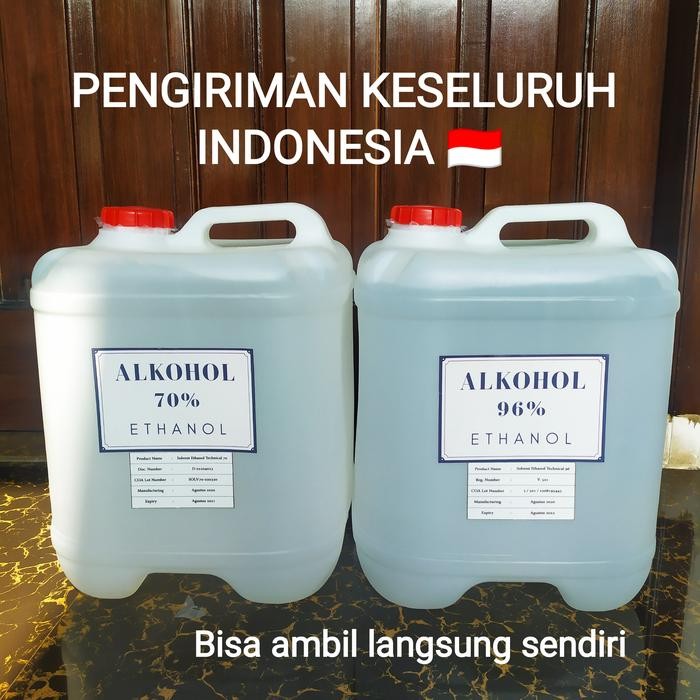 Alkohol 96% murni 20L Ethanol grosir