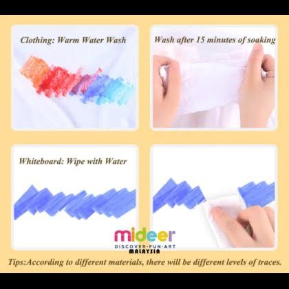 

Mideer Washable Marker Spidol (24 Colours)