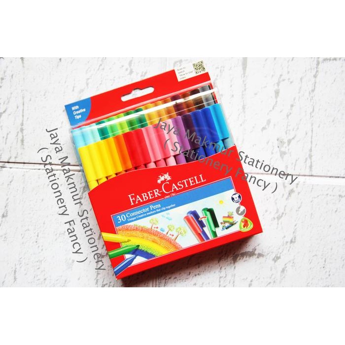 

Connector Pen Faber Castell 30 Warna Item 155051Dvdcb (1 Set)