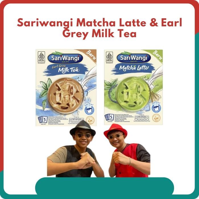 

[Promo Toko Makmur] Sariwangi Matcha Latte & Earl Grey Milk Tea 110Gr