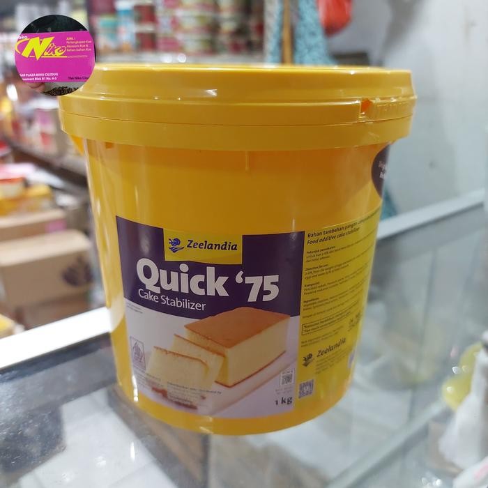 

NEW! EMULSIFIER QUICK 75 1 KG KHUSUS GRAB DAN GOJEK (PAKING ORI YA)