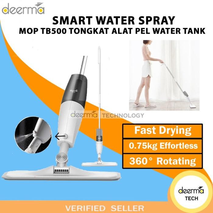 JO1J Smart Deerma Water Spray Mop Tb500 Alat Kain Pel 350Ml