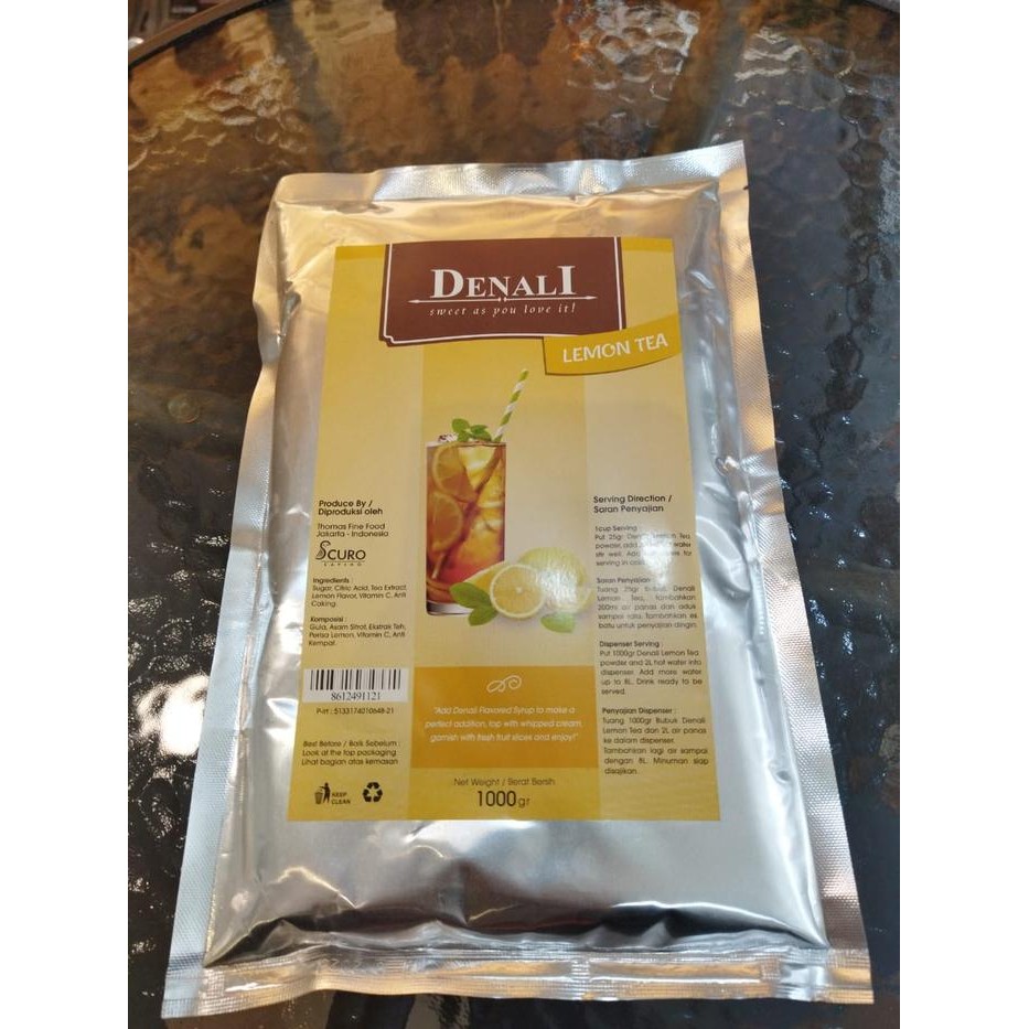 

Ready- Bubuk Denali Lemon Tea Powder 800 Gr #Gratisongkir