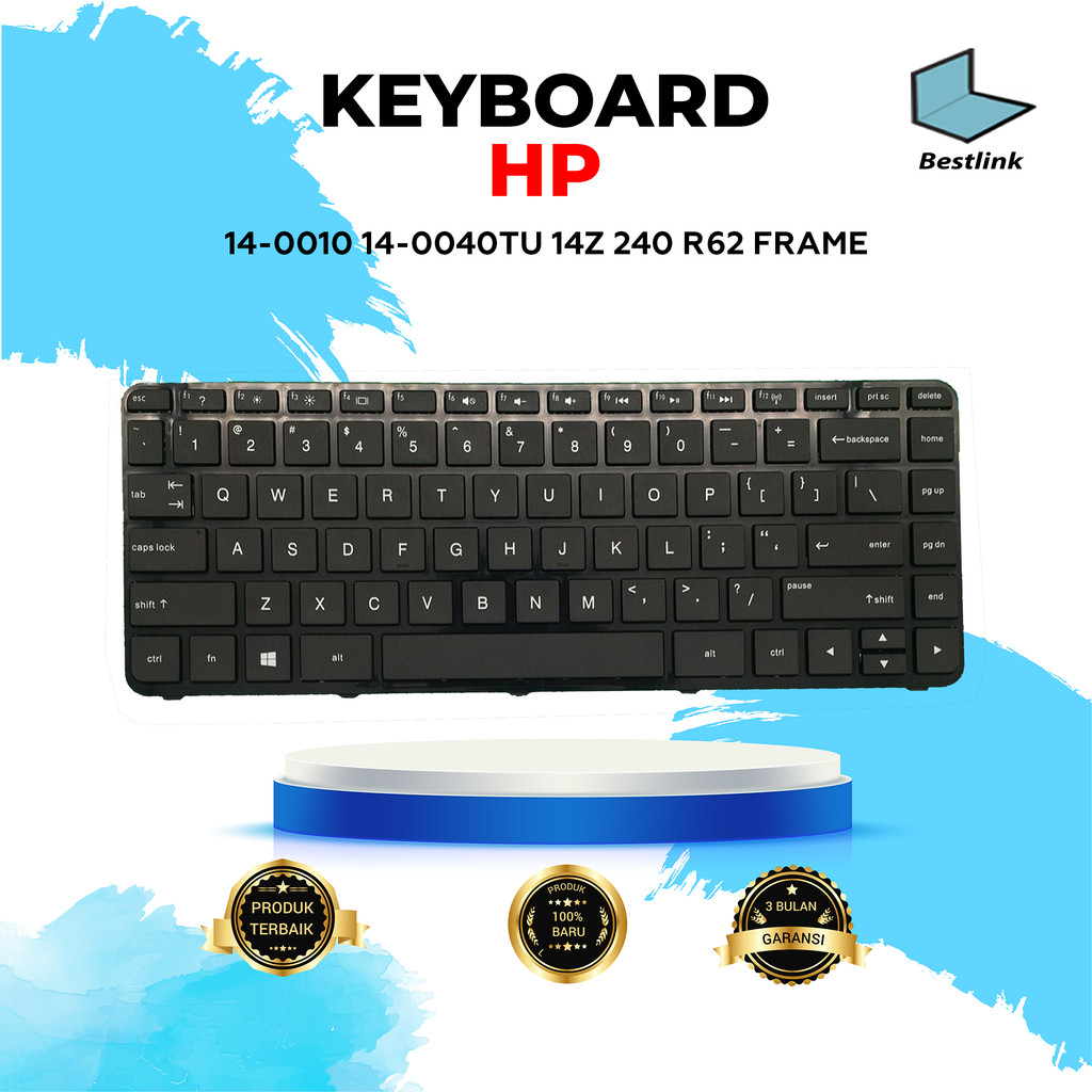Keyboard HP 14-d010 14-d040tu 14z 240 r62 Frame