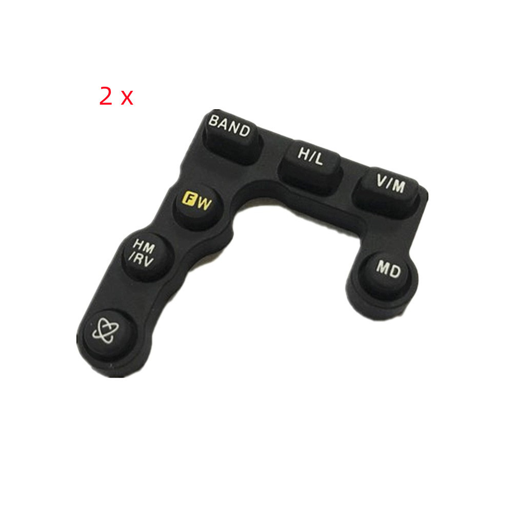 2pcs Rubber Keypad Button Function Button For Yaesu VX-2R VX2R Walkie