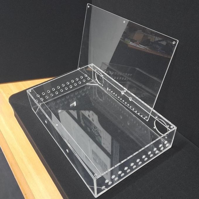 BOX CUSTOM AKRILIK PROJECT ELEKTRONIK/BOX AMPLIFIER/BOK ARDUINO