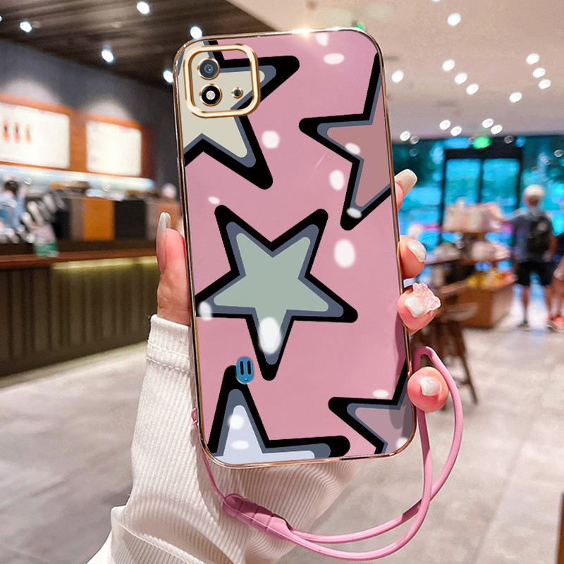 Casing Hp Untuk Realme C20 C20A C11 2021 C11 2020 Case Casing Graffiti sederhana HP Cesing Silikon S