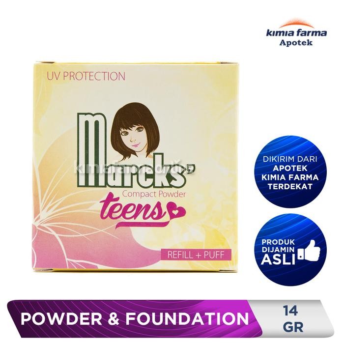 Z_ZT Marcks Teens Refill Compact Powder Invisible / Kosmetika / Kimia Farma