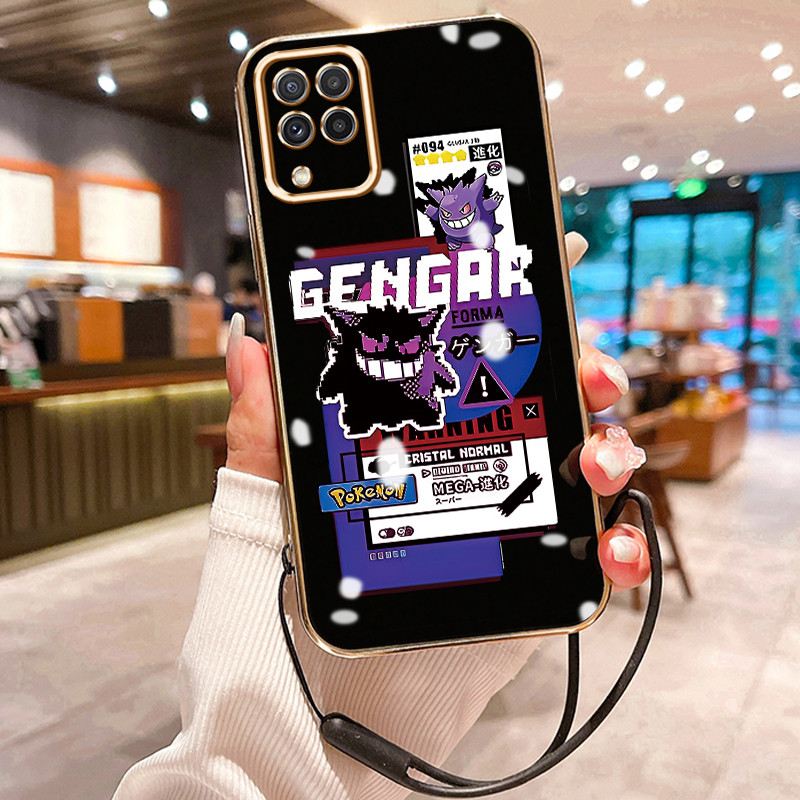 Casing Hp Untuk Samsung Galaxy A22 M22 Case Casing Pribadi HP Cesing Silikon Softcase disepuh tali K