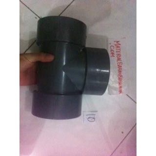 TEE D RUCIKA 4 X 3 INCH SAMBUNGAN PIPA AIR