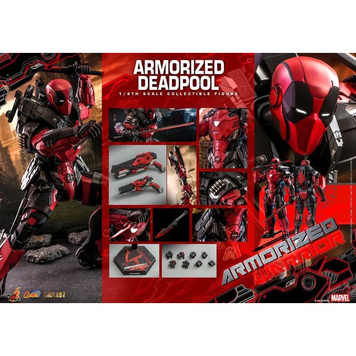 Hot Toys Armorized Deadpool Diecast Reguler CMS 09 D42