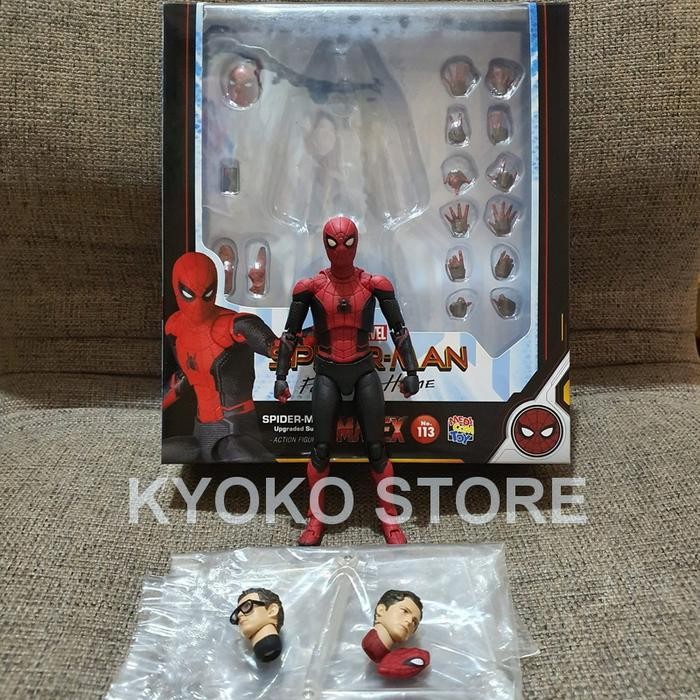 Mafex Spiderman Far From Home Upgraded Suit Original Medicom