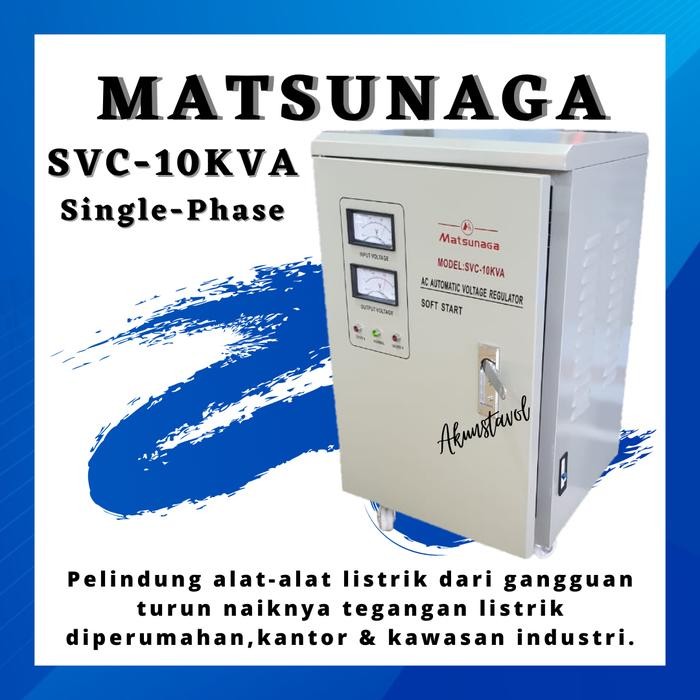 Stavolt Matsunaga SVC-10KVA - Stabilizer Listrik Matsunaga 10000 watt