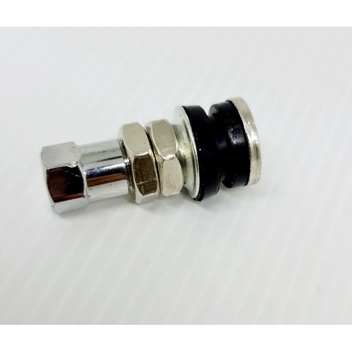 (50 Pcs) Pentil Tubles Besi Pendek Pentil Tubles Chrome Pentil Tubles Mobil Dan Motor