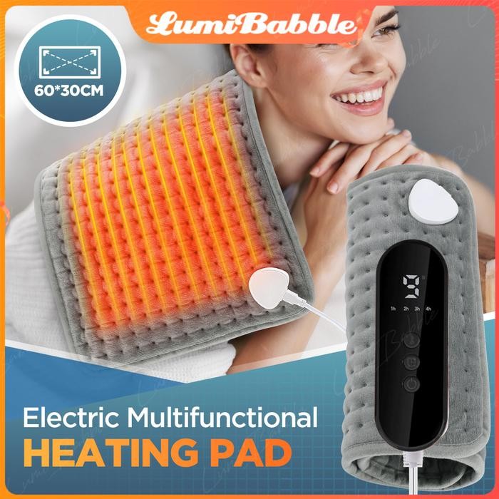[60x30cm] Bantal Panas Terapi Kesehatan Alat Terapi Bantal Listrik Heating Pad Terapi Listrik