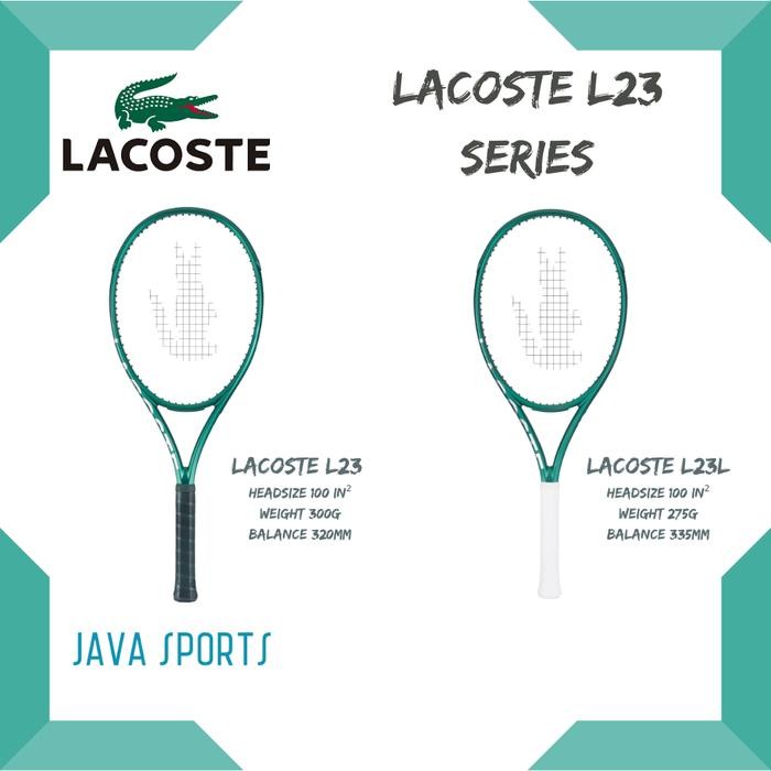 Raket Tenis Lacoste L23 Series Tennis Racket Official Resmi Original