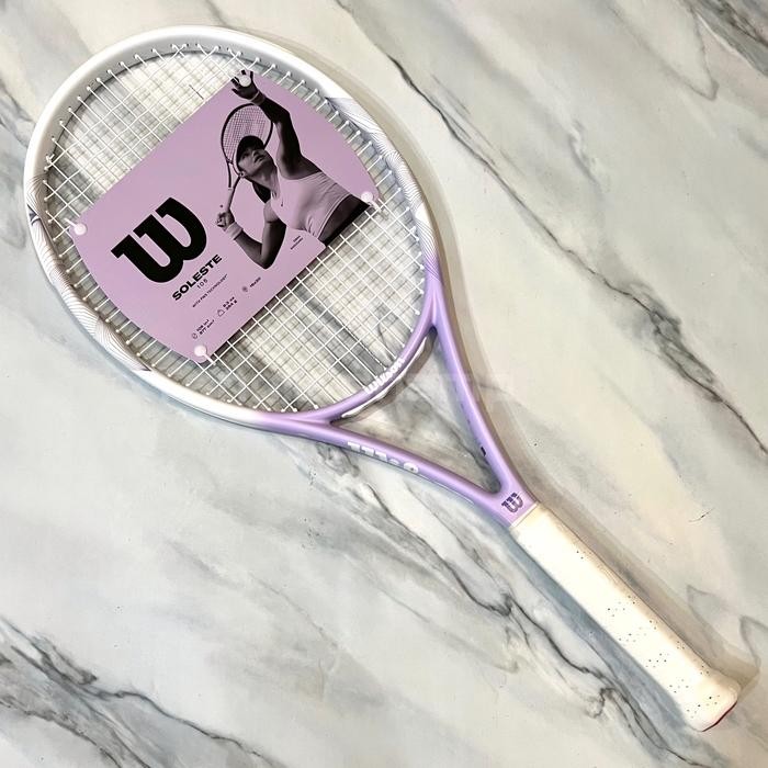 Raket Tenis Wilson Soleste 105 Purple White/Tennis Raket Wilson Original