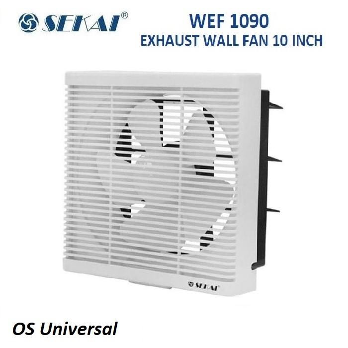 EN4U Sekai Wef1090 Exhaust Fan Dinding 10 Inch / 30Cm - Putih - 10 Inch/Wef1090