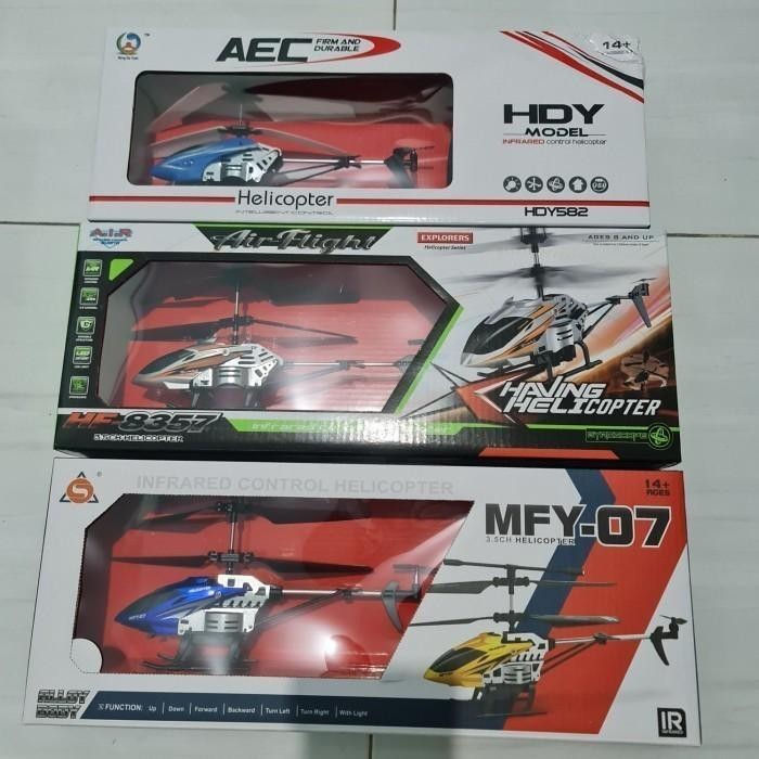 (Expert) RC Helicopter HBR2 3.5 CHANNEL tahan banting heli VAST gyro chip fall