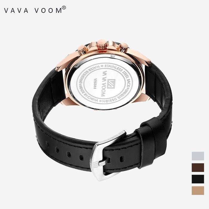 Jam Tangan Pria Vava Voom 216 Original Kronograf Kalender Analog Hadiah Watches
