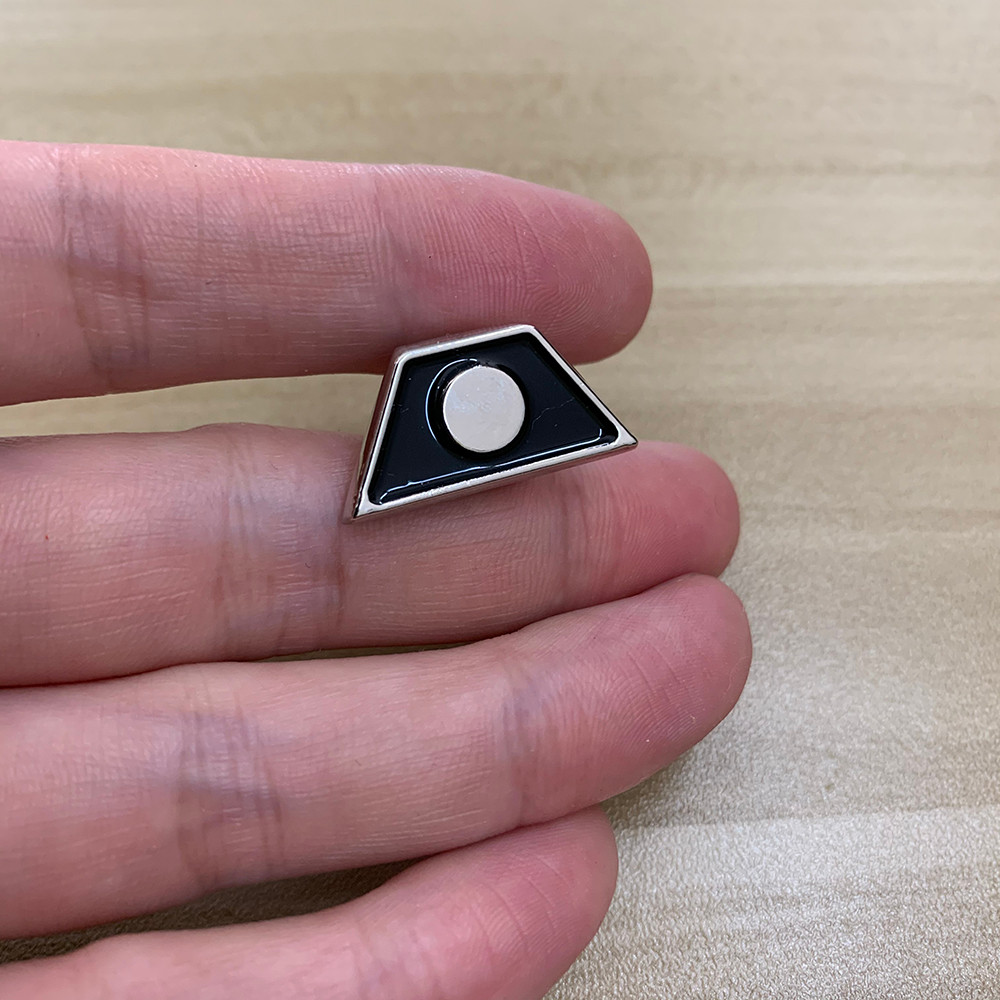 Star Admiral JL Picard Rek One Two Three Four Five Star Rank Pips Badge The Next Generation Pin Broo