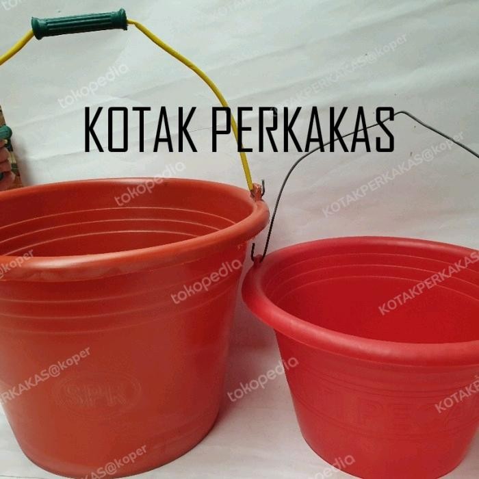 Ember Cor/Ember Merah Besar 25pcs/Ember plastik/Ember cor anti pecah