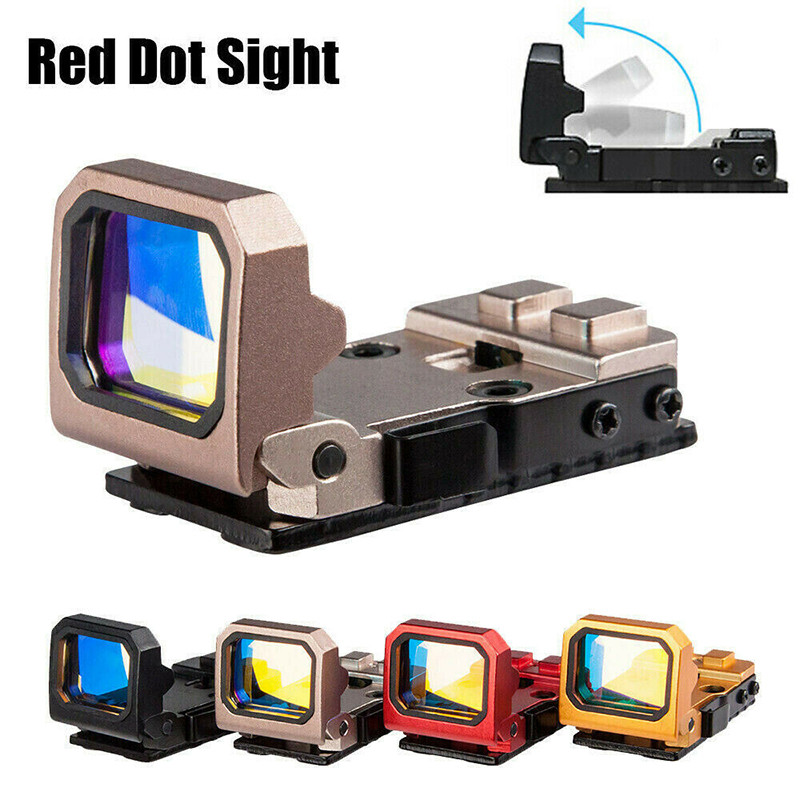Tactical Red Dot Sight Scope Hunting Sight RMR Reflex Scope Mount for AR15 M4 G17 MOS Pistol Fit Ont