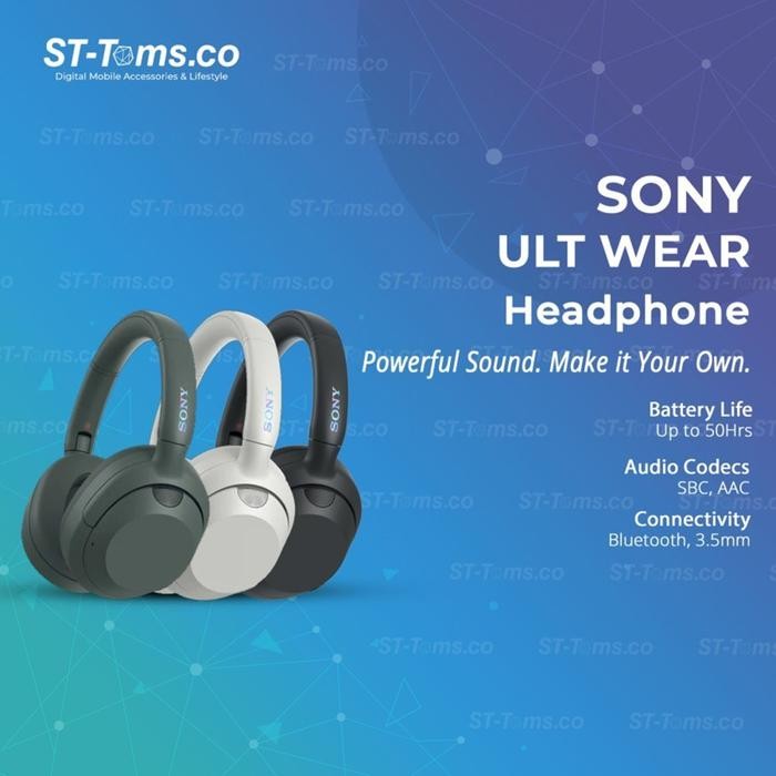 MY2F Sony Ult Wear Wh-Ult900N Wh Ult900N Wh Ult900 N Wh Ult 900N Noise Canceling Bluetooth