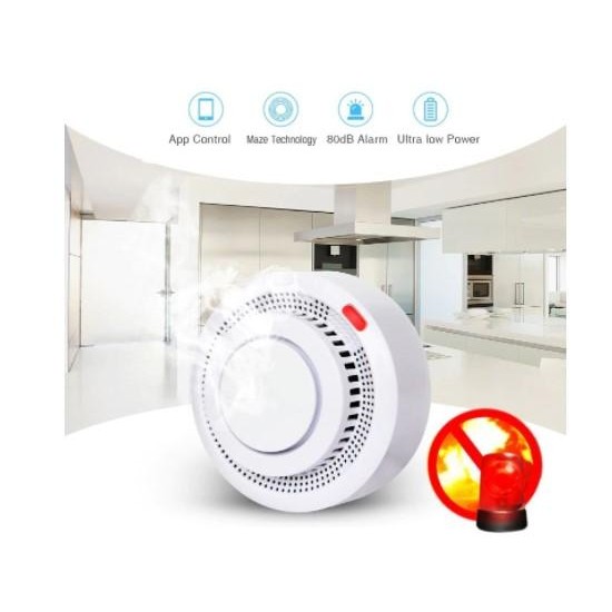 Tuya Smoke Alarm Detector - Wifi