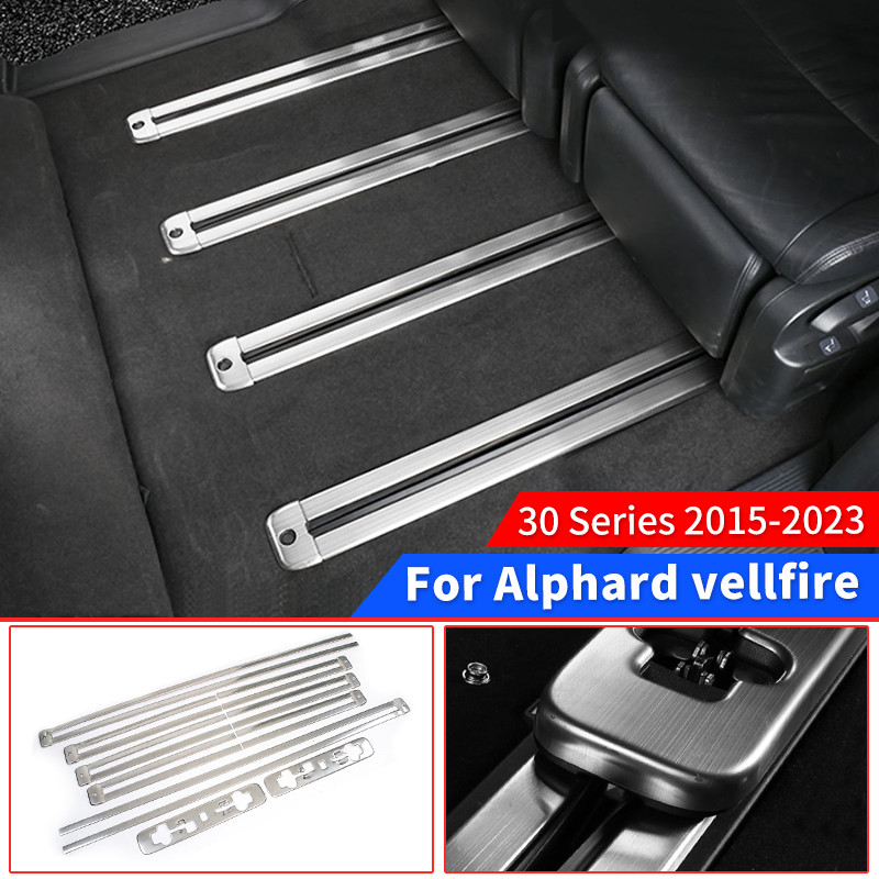 Track Trim Seat Slide Highlight Strip for 2015-2023 Toyota Alphard Vellfire 30 Interior Modification