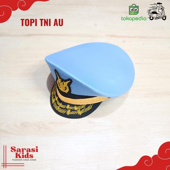 ASLI Topi tni au anak laki topi tni angkatan udara anak topi tentara anak READY STOCK