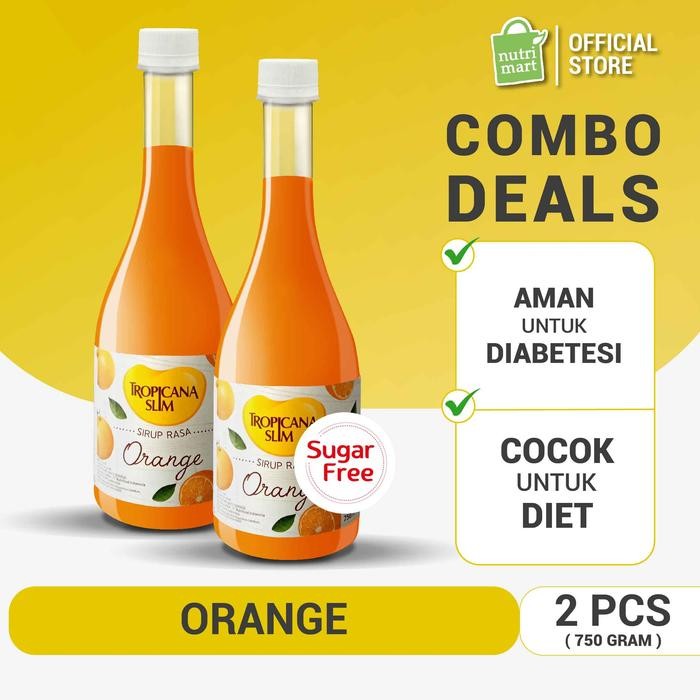 

NWFK Twin Pack: Tropicana Slim Sirup Orange 750Ml
