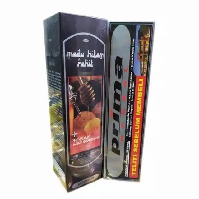 

NWFK Madu Hitam Pahit Al Fauz Prima Herbal + Propolis Dan Habbatusauda 460G