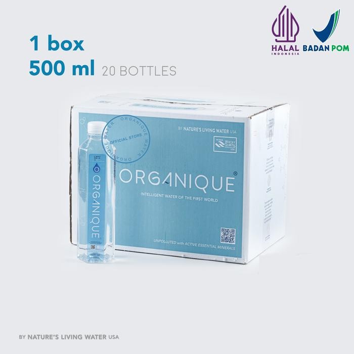 

8SXE Organique Water 500 Ml Isi 20 Botol