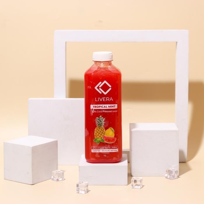 

8SXE Livera Cold Pressed Juice - Tropical Mint 1 Liter