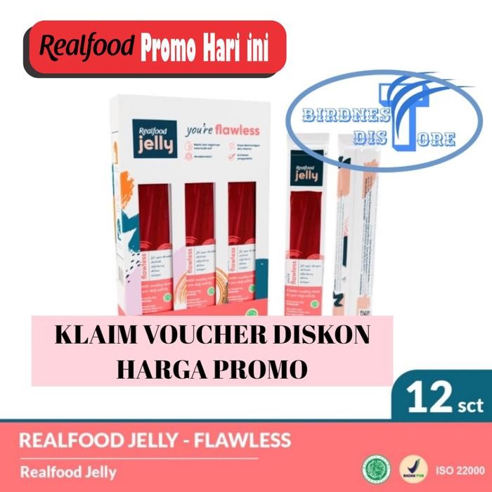 

8SXE Realfood Flawless Jelly Dengan Birdnest With Kolagen Isi 12 Pcs