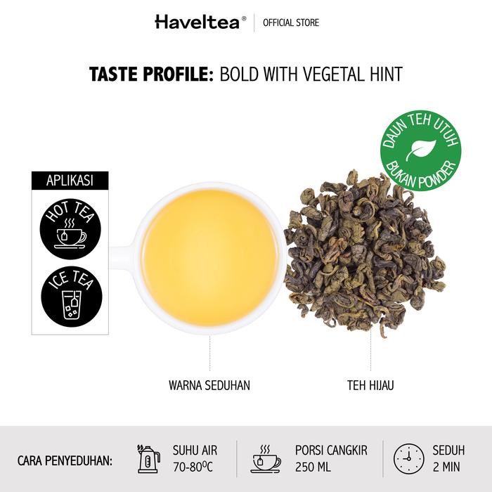 

8SXE Gunpearl Big Tin Haveltea Green Tea Teh Hijau Assamica