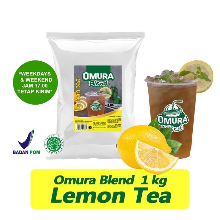 

8SXE Omura Blend Bubuk Minuman Rasa Lemon Tea Powder Drink 1 Kg Omura Powder