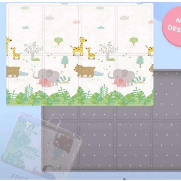 TERMURAH PVC Parklon PVC Folding Parklon Playmat PVC Parklon Fold Playmat Lipat READY STOCK
