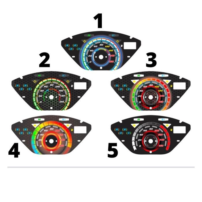 TERLARIS custome panel speedometer Honda supra x 125