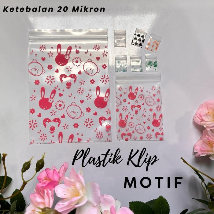 2_Y_   Plastik Kemasan Plastik Klip Kecil Besar Motif Ziplock Berkualitas Plastik Klip Obat