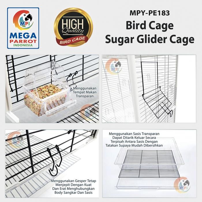 Kandang / Sangkar Burung Atau Sugar Glider Ukuran Besar Mpy-Pe181