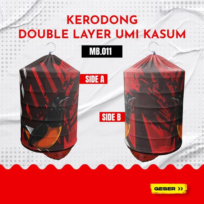 Kerodong Murai Batu Double Layer Pilihan Umi Kasum Motif Mb 011