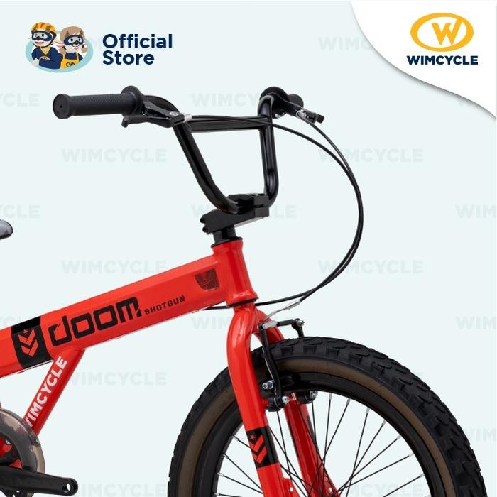 Sepeda Anak BMX 20" Wimcycle Shotgun Doom 20 - Merah (terlaris) (termurah) (terbaik)