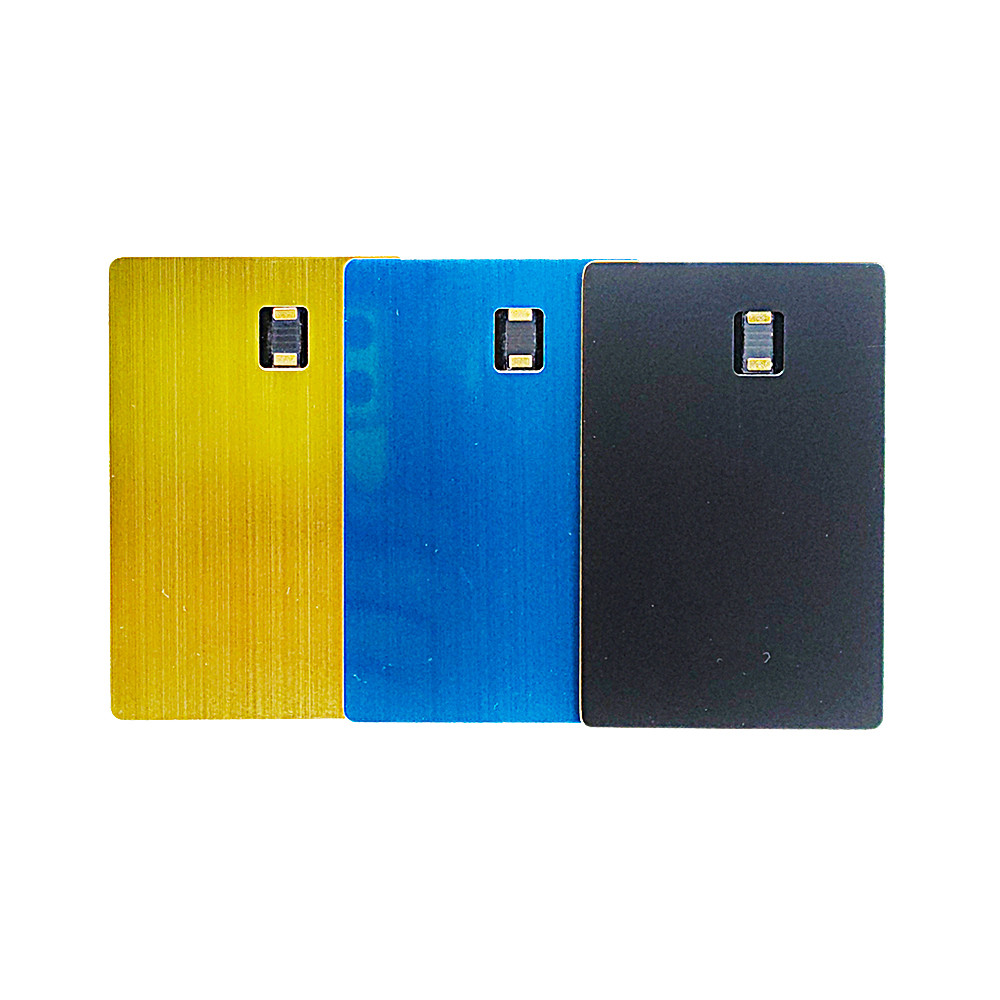 Dual Interface Nfc Metal Card 4442 Chip Card Slot Hico Strip and
