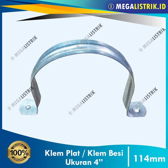 

Super Hot! Klem Plat 4" / Klem Besi Seng / Klem Pipa 114mm / Klem Omega 4 Inch Terbatas