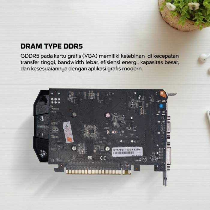 Terbaru VGA Card Digital Alliance GTX 750TI 4GB GDDR5 4048MB 128 BIT / DA VGA GTX 750 TI 4GB 128Bit