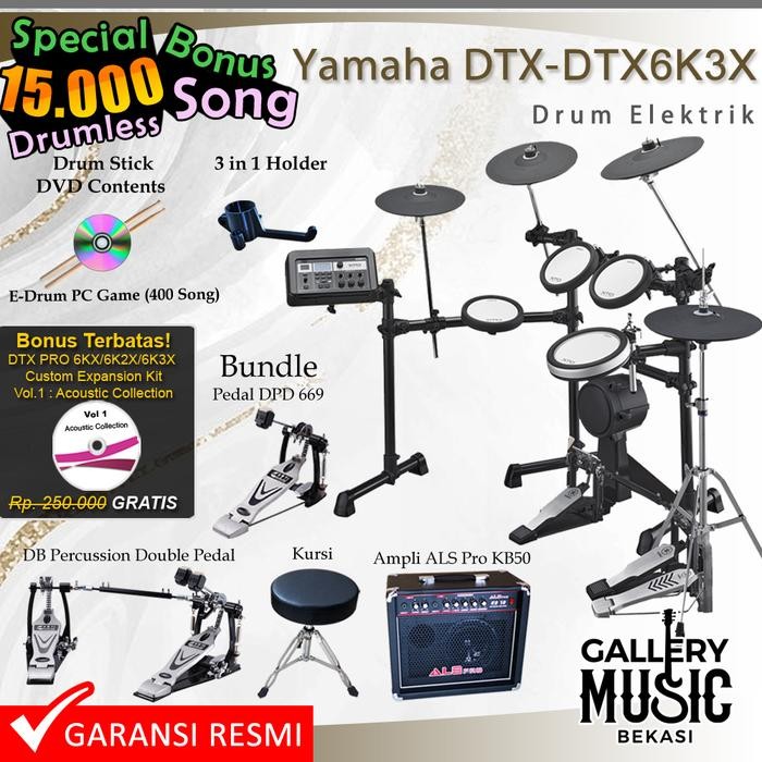 Yamaha DTX6K3-X Drum Elektrik / DTX6K3X / DTX 6 K3X / 6K3 / 6K3X