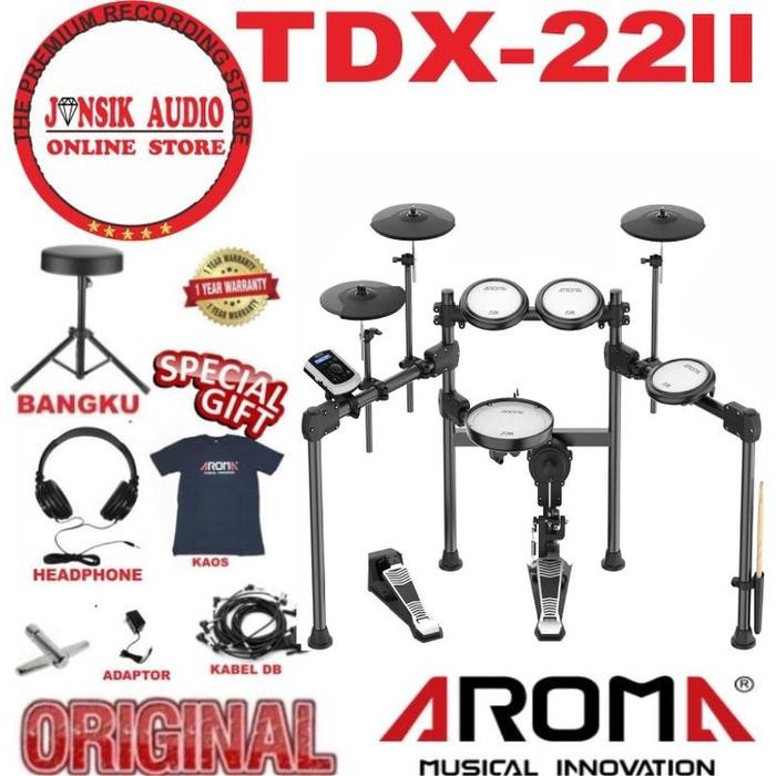 Aroma TDX22 Digital Drum Elektrik Paket TDX-22 Drum Elektrik