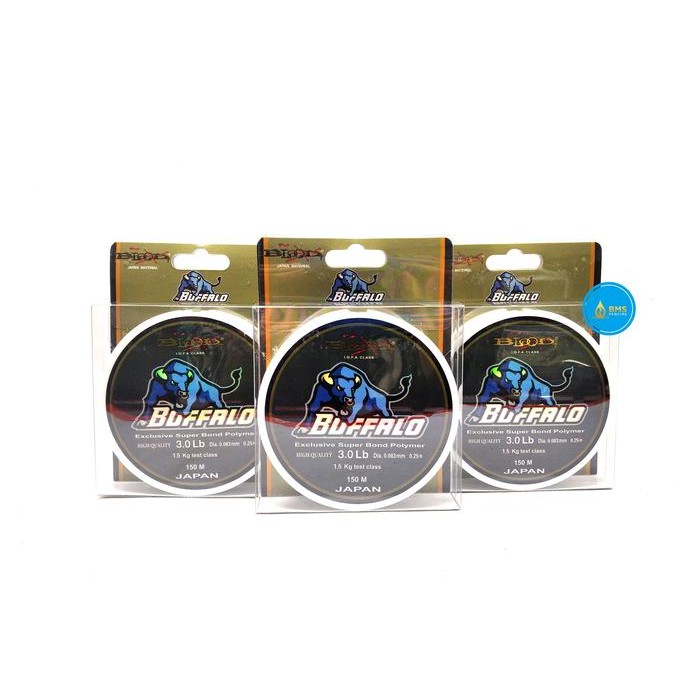 Senar Pancing BLOOD Buffalo 150M All SIze